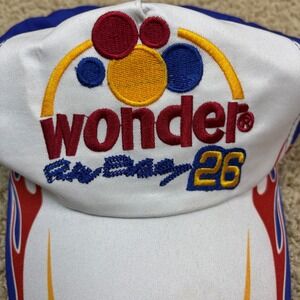 Wonder Bread Racing Cap Ricky Bobby Talladega Nights 26 Nascar Flame Design NWOT